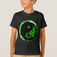 Yin Yang Green Black O MUSEUM Zazzle dá presentes