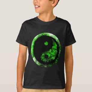 Camiseta Yin Yang Green Black O MUSEUM Zazzle dá presentes