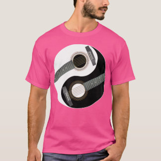 Camiseta Yin Yang - Guitarrista Acústico Guitarrista Gif