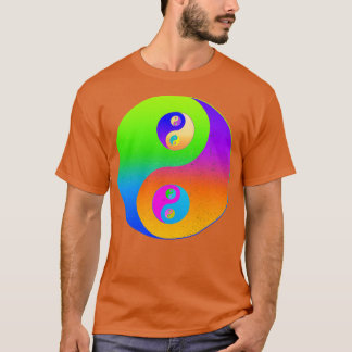 Camiseta Yin Yang Infinity Trippy Psychedelic Tie Dye