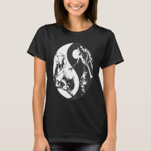 Camiseta Yin Yang Inspiracional Budista Spar Taekwondo