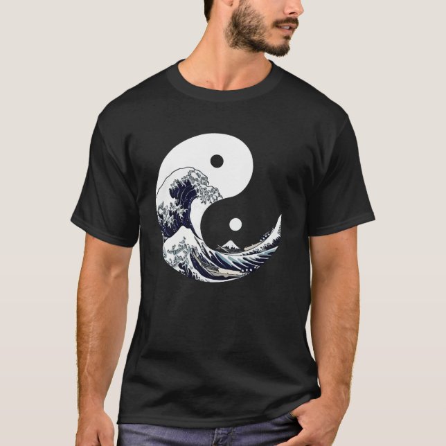 Camiseta Yin yang Kanagawa (Frente)