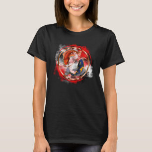 Camiseta Yin Yang Koi Fish Balance Feng Shui Graphic