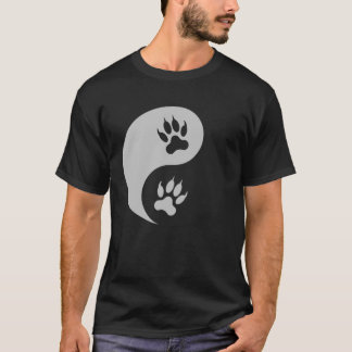 Camiseta Yin Yang Lion Paw Lion Predatory Cat África