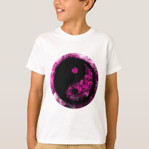 Camiseta Yin Yang Magenta Preto O MUSEUM Zazzle Oferece