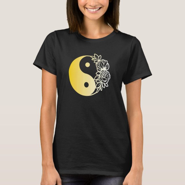 Camiseta Yin Yang Mandala Qi Gong Yoga Tai Chi (Frente)