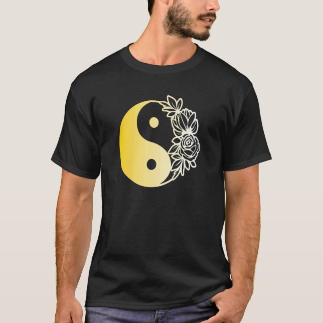 Camiseta Yin Yang Mandala Qi Gong Yoga Tai Chi (Frente)