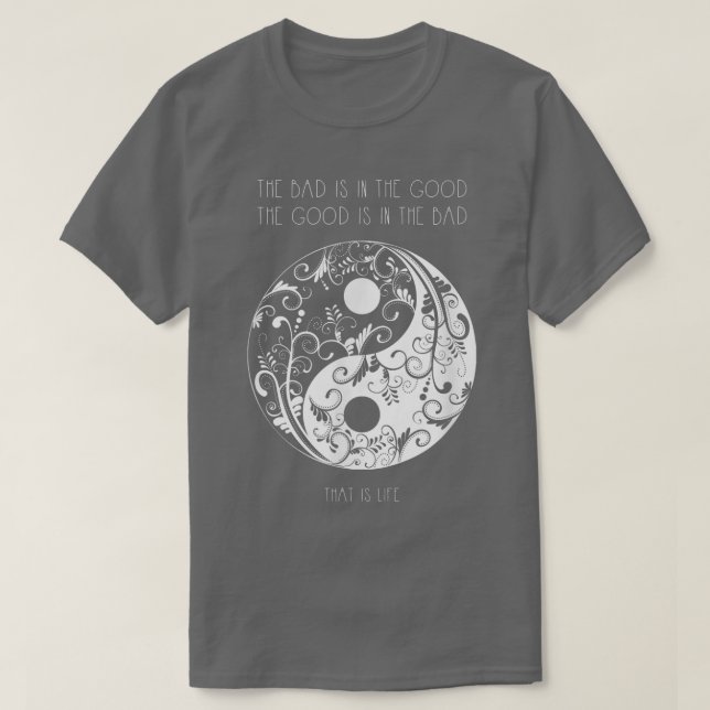 Camiseta Yin Yang na Harmonia  (Frente do Design)