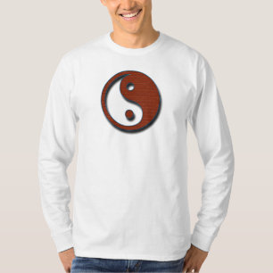 Camiseta Yin Yang por Shirley Taylor