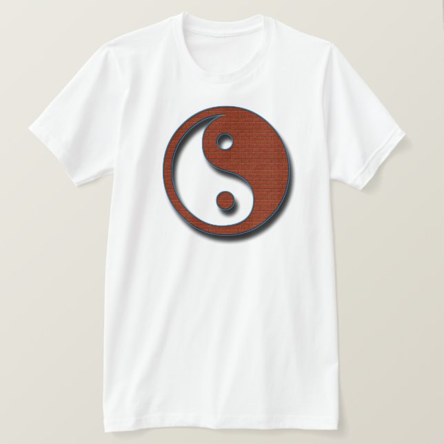 Camiseta Yin Yang por Shirley Taylor (Frente do Design)