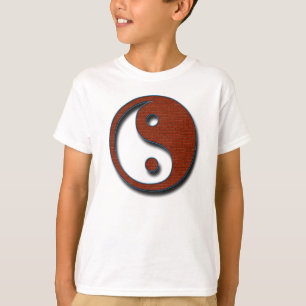 Camiseta Yin Yang por Shirley Taylor