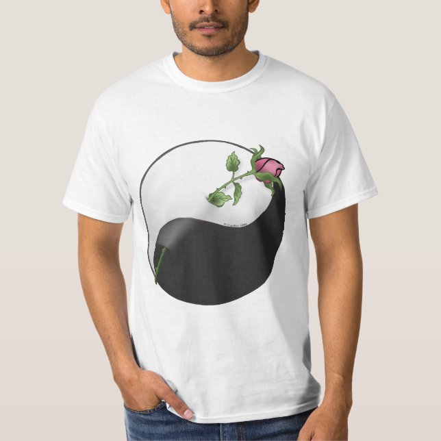 Camiseta Yin Yang Rosa (Frente)