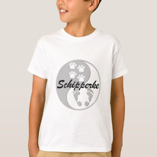 Camiseta yin yang schipperke