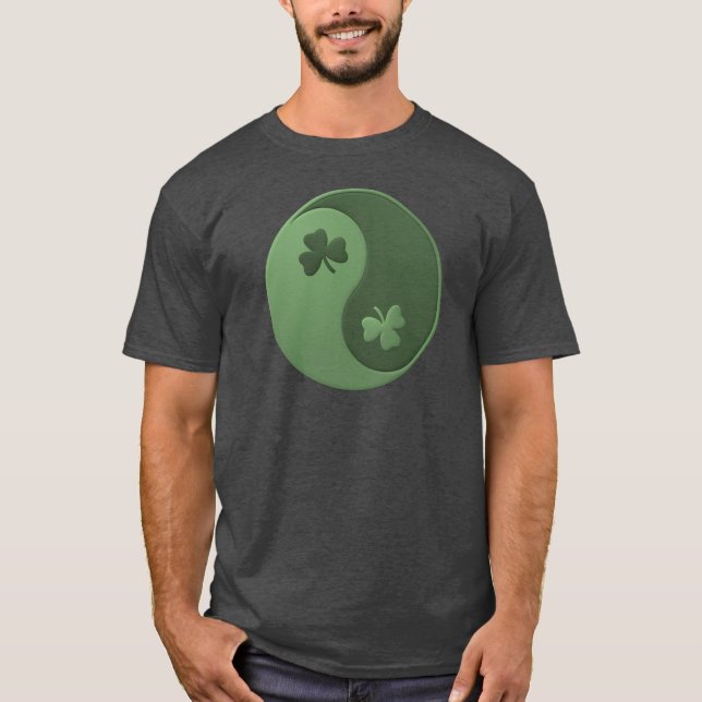 Camiseta Yin Yang Shamrocks (Frente)