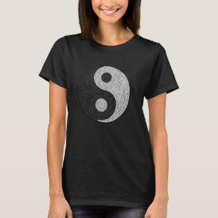 Camiseta Yin Yang Starry Night Feng Shui Van Gogh Art Vinta