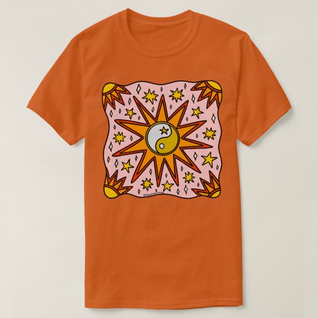 Camiseta Yin Yang Sun (Frente do Design)