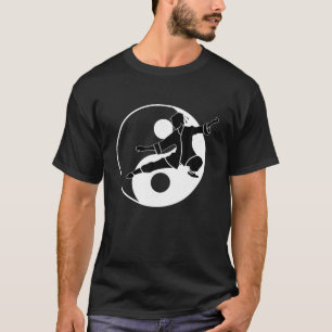 Camiseta Yin Yang Tai Chi Meditação Motivation Tai Ji T Shi