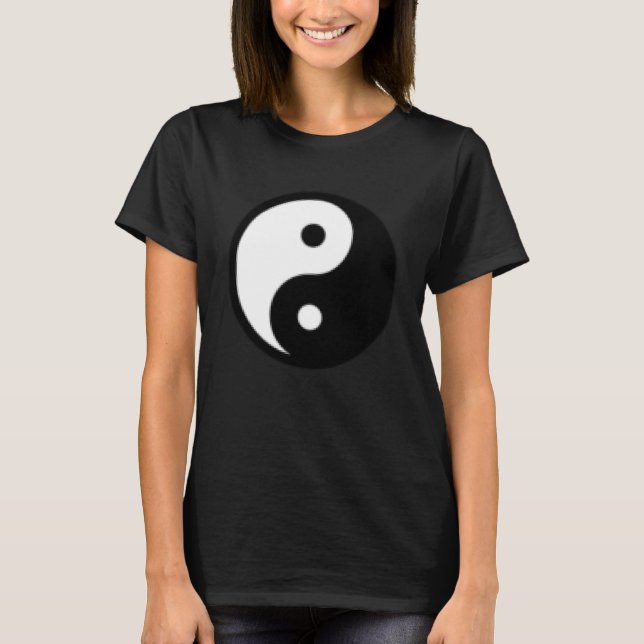 Camiseta Yin Yang, Tai chi, Qi gong, polaridade, dualit (Frente)