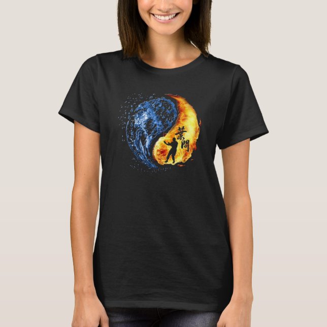 Camiseta Yin Yang - Wing Chun Kung Fu (Frente)