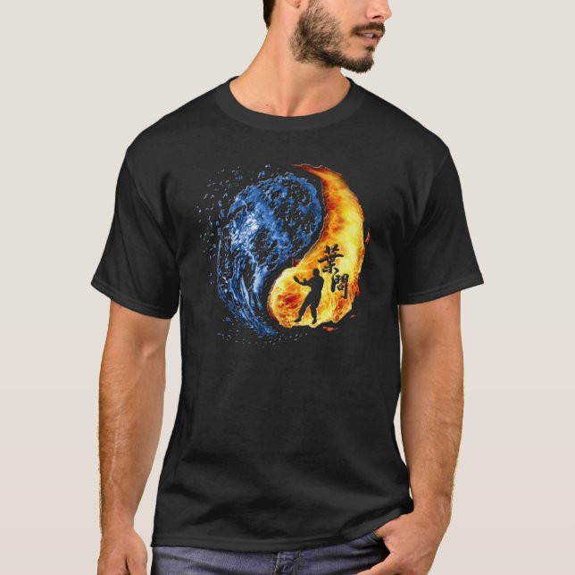 Camiseta Yin Yang - Wing Chun "KungFu" Ip Man (Frente)