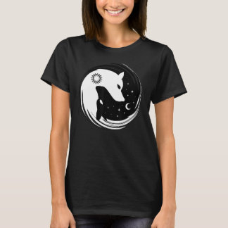 Camiseta Yin Yang Wolves Gift Wolf