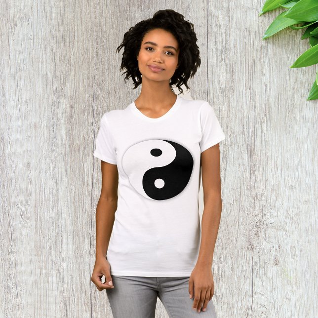 Camiseta Yin Yang Womens T-Shirt (Criador carregado)
