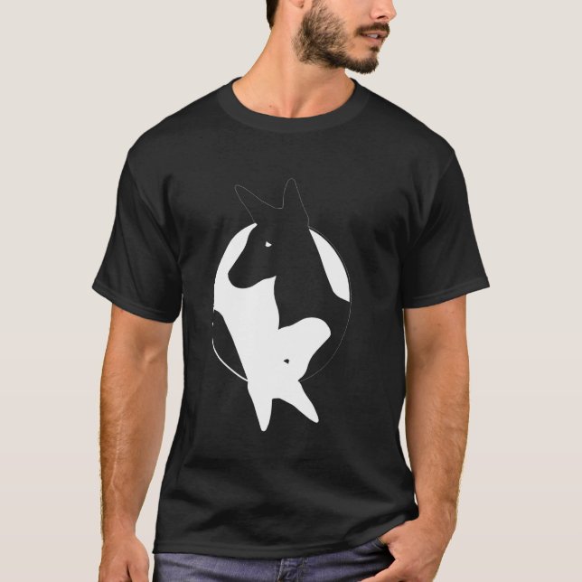 Camiseta Yin Yang Xolo Funny Xoloitzcuintli Símbolo Zen Med (Frente)