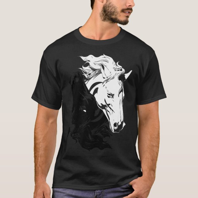 Camiseta Yin-yang Year Of The Horse 2026 Happy Chinese New  (Frente)