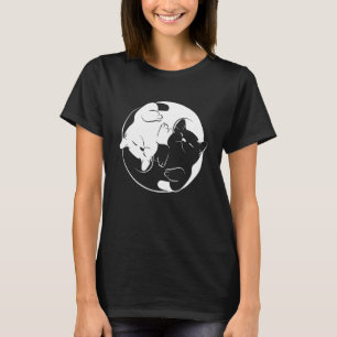 Camiseta Yin Yang Yoga Zen Cats T-Shirt - Yoga Cat