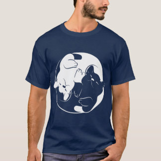 Camiseta Yin Yang Yoga Zen    CatsYoga Gift Cat