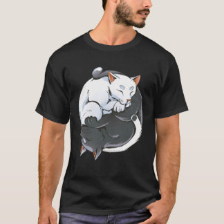 Camiseta Ying e Yang Gats Meditação de Espiritualidade Yoga