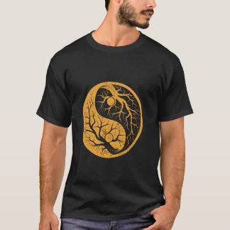 Camiseta Ying e Yang Trees China - Símbolos Chineses