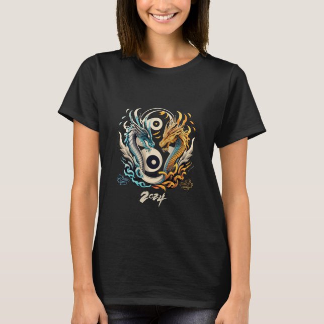 Camiseta Ying yang Dragon Head 2024 (Frente)