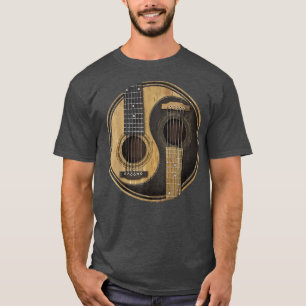 Camiseta Ying Yang Guitar Pick Guitarista Guitarrista Lover