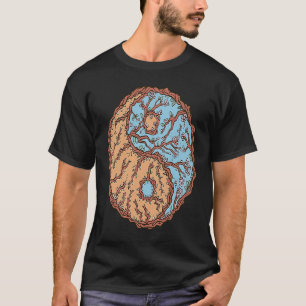 Camiseta Ying Yang Tai Chi Paz Chinês Feng Shui Bagua Da