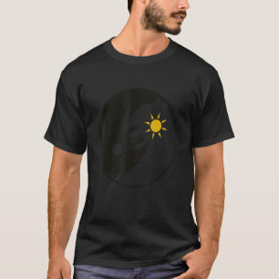 Camiseta Ying Yang Wolves Moon Sun Espiritual Espiritual