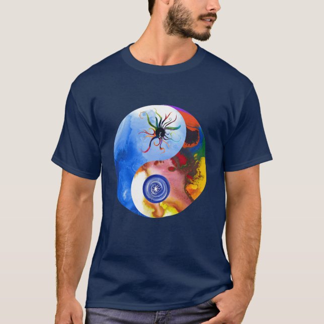 Camiseta YinYang Archangel Luci Michael tshirt (Frente)