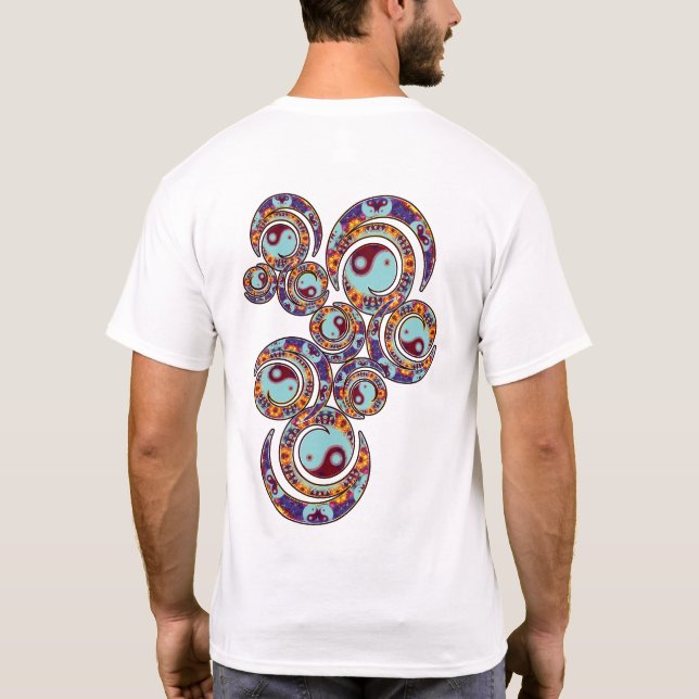 Camiseta YinYang Marble Swirls Shirt (Verso)