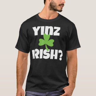 Camiseta Yinz Irish Funny Dia de São Patrício Pittsburgh