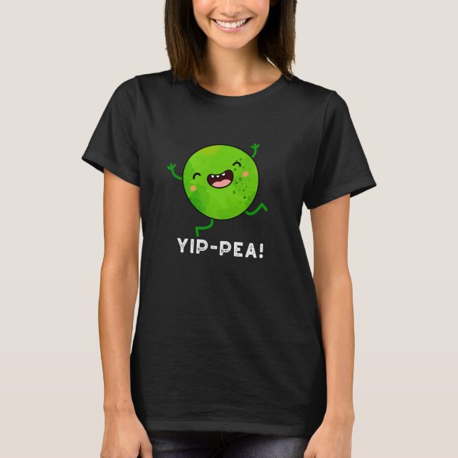 Camiseta Yip-pea Happy Pun Dark BG (Frente)