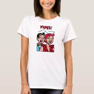 Camiseta YIPES! Arte cómica do vintage