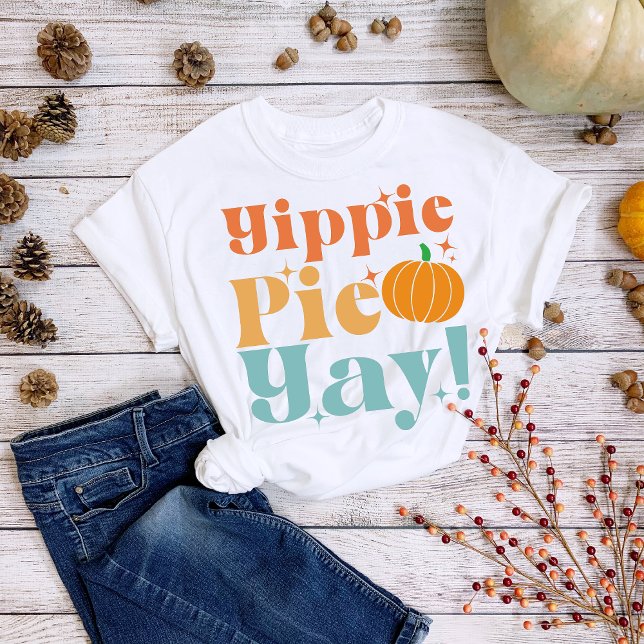 Camiseta Yippie Pie Yay Pumpkin T-Shirt (Criador carregado)
