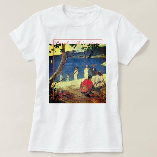 Camiseta YNOTME PARSDISE AVDENTURES GAUGUIN4 T-Shirt (Frente do Design)