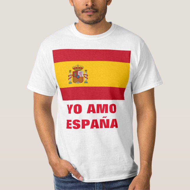 CAMISETA YO AMO ESPAÑA (Frente)