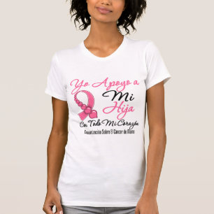 Camiseta Yo Apoyo a Mi Hija - Cáncer de Mama