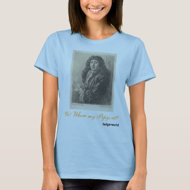 Camiseta Yo! Em onde meu Pepys? (Frente)