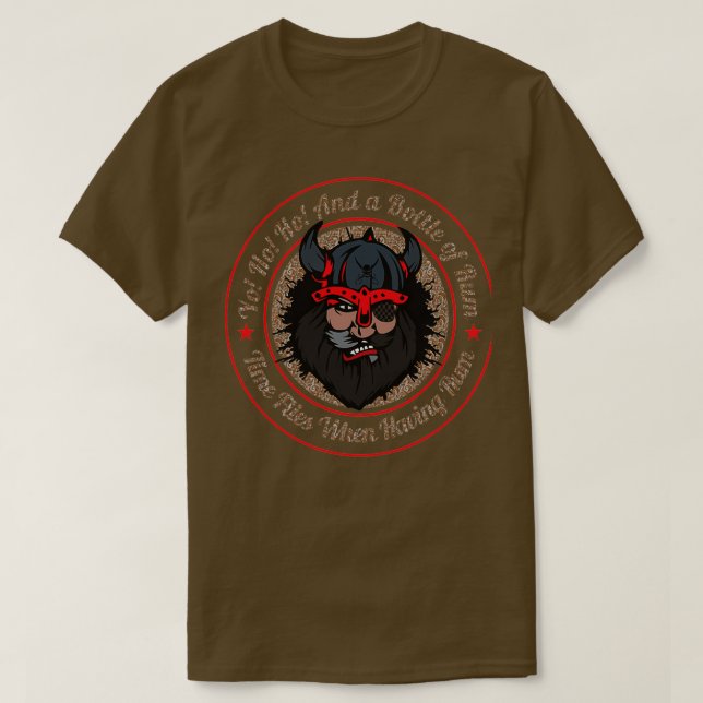 CAMISETA YO HO E UM FRASCO DE RUM (Frente do Design)