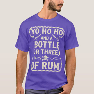 Camiseta Yo Ho Ho and a Bottle of Rum Pirate Quote vintage