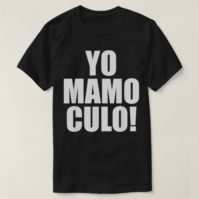 Camiseta Yo Mamo Culo (Frente do Design)