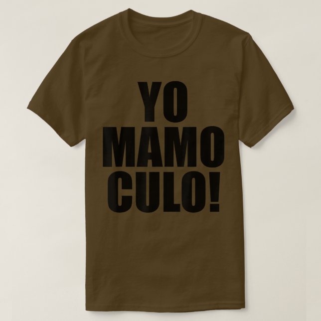 Camiseta Yo Mamo Culo! 17 (Frente do Design)